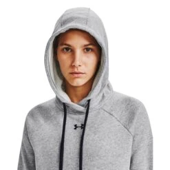 Dames Hoodie Under Armour Rival Fleece HB -Dames Sportkleding Winkel 1356317 035 5