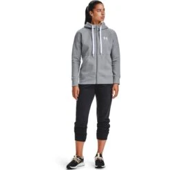 Damesjas Under Armour à Capuche Rival Fleece Full Zip 10 Damesjas Under Armour à Capuche Rival Fleece Full Zip -Dames Sportkleding Winkel 1356400 035 2