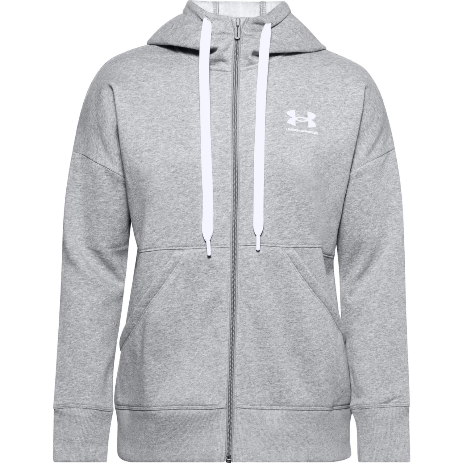 Damesjas Under Armour à Capuche Rival Fleece Full Zip 6 Damesjas Under Armour à Capuche Rival Fleece Full Zip - Afbeelding 4