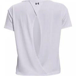 Women's Short-sleeved Ventilatietop Under Armour Tech -Dames Sportkleding Winkel 1364661 100 4