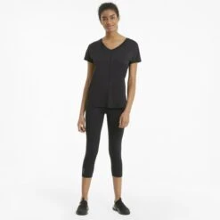 Dames Legging Met Hoge Taille Puma Train Favorite Forever 3/4 -Dames Sportkleding Winkel 520266 01 5 puma pum 520266 01 modelshot03
