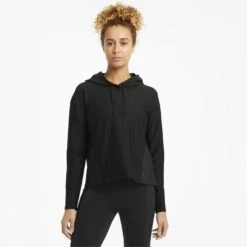 Dames Sweatshirt Met Capuchon Puma Train Flawless -Dames Sportkleding Winkel 520270 01 3 puma pum 520270 01 modelshot01