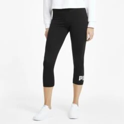 Dameslegging 3/4 Puma Essential -Dames Sportkleding Winkel 586828 01 4 puma pum 586828 01 modelshot01