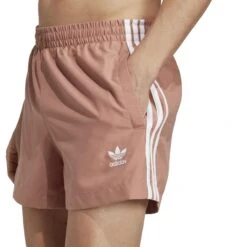 Zwemshort Adidas Adicolor 3-Stripes -Dames Sportkleding Winkel adidas h44771 6 apparel on model detail view 1 white