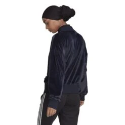 Dames Sweatshirt Adidas Holidayz Cozy GT -Dames Sportkleding Winkel adidas hc8806 5 apparel on model back view white