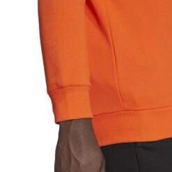 Sweatshirt Met Groot Logo Adidas Essentials -Dames Sportkleding Winkel adidas hl2304 8 apparel on model detail view 2 white