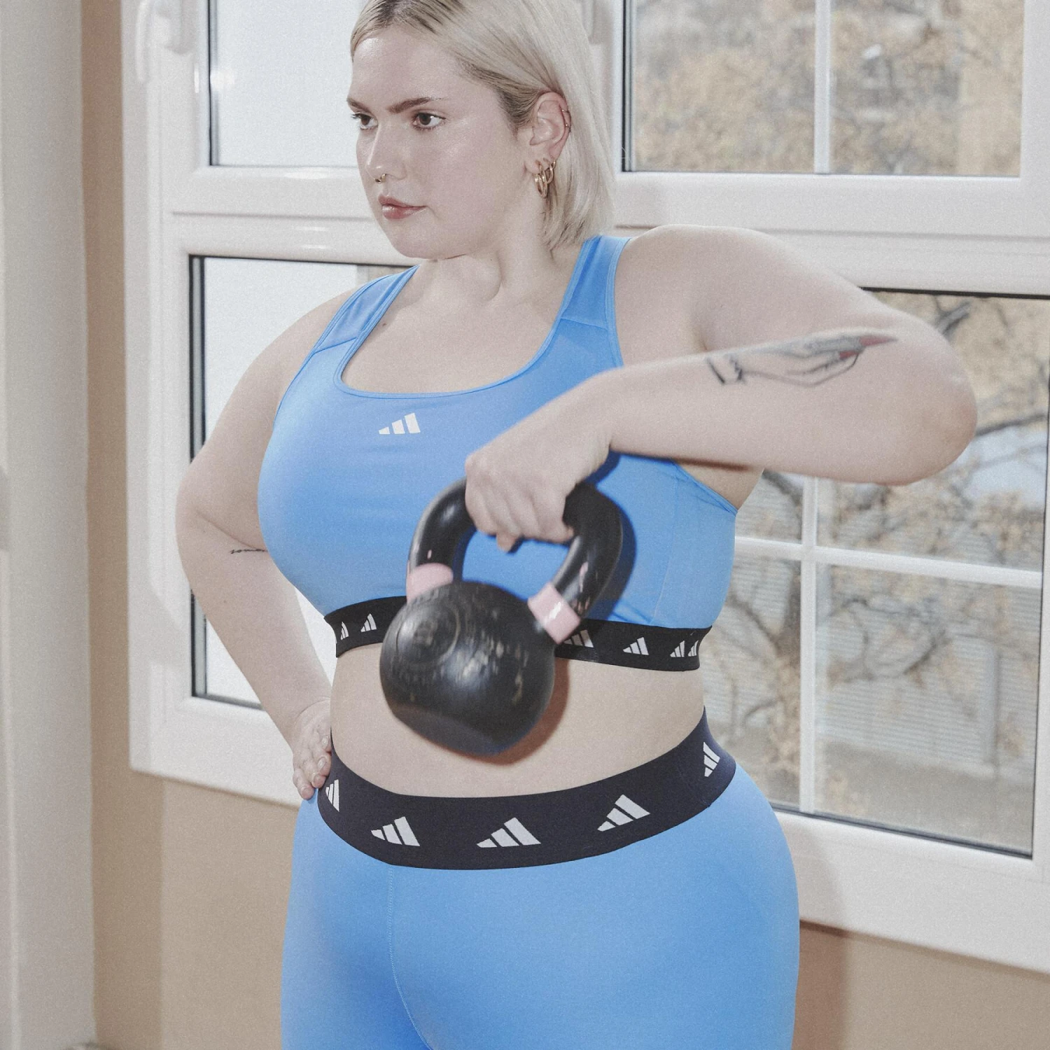 Medium Ondersteunende Beha Voor Vrouwen Adidas Powerreact Techfit GT 3 Medium Ondersteunende Beha Voor Vrouwen Adidas Powerreact Techfit GT