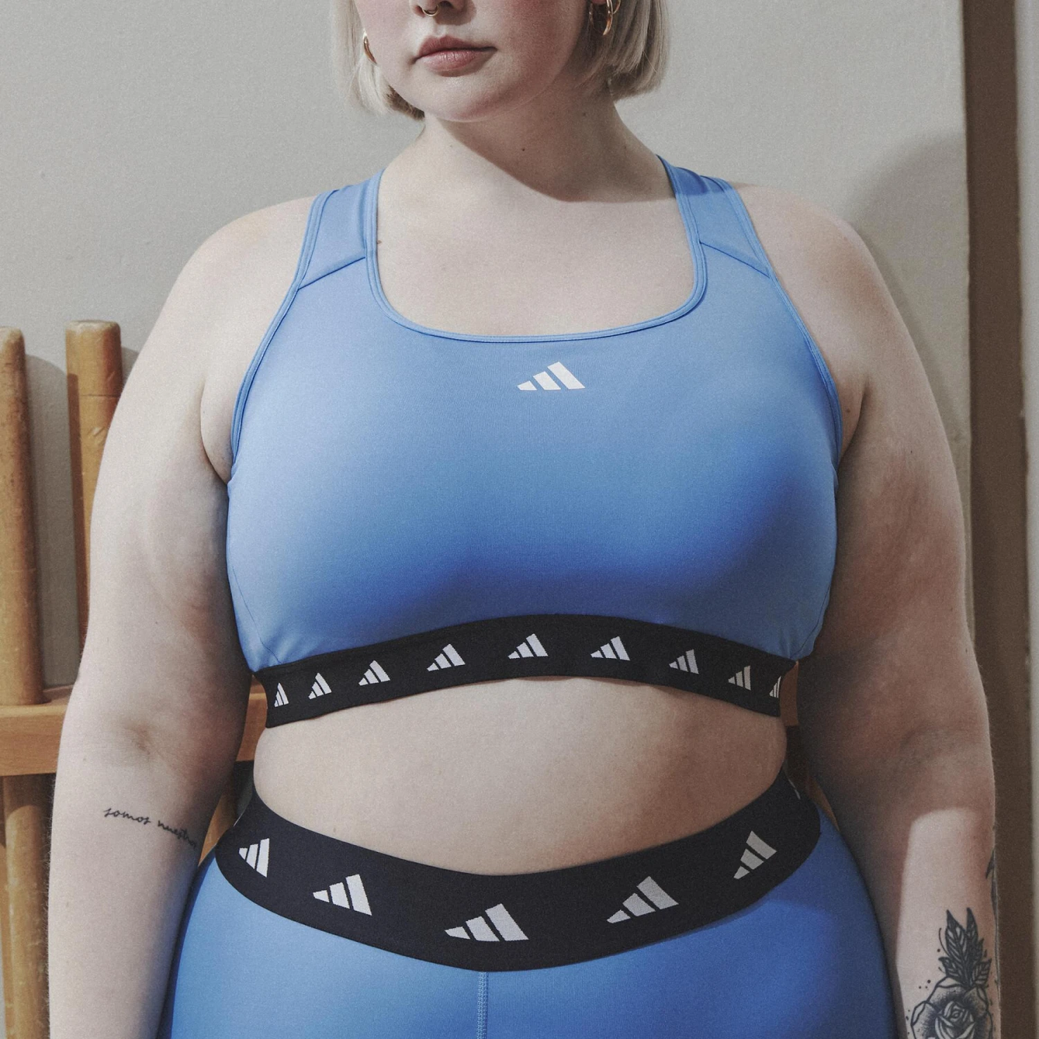 Medium Ondersteunende Beha Voor Vrouwen Adidas Powerreact Techfit GT 6 Medium Ondersteunende Beha Voor Vrouwen Adidas Powerreact Techfit GT - Afbeelding 4