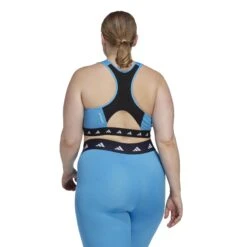 Medium Ondersteunende Beha Voor Vrouwen Adidas Powerreact Techfit GT 24 Medium Ondersteunende Beha Voor Vrouwen Adidas Powerreact Techfit GT -Dames Sportkleding Winkel adidas hn7286 6 apparel on model back view white