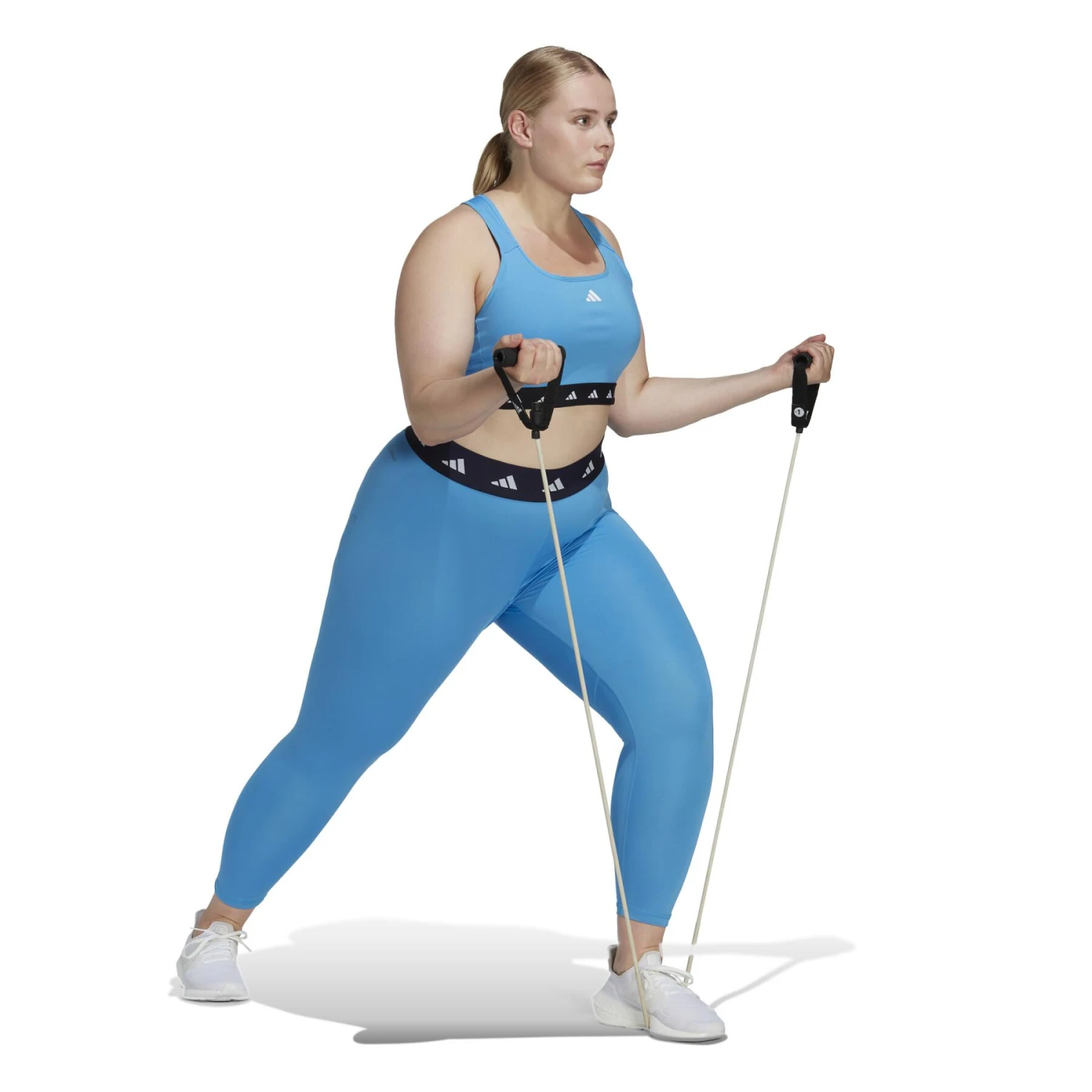 Medium Ondersteunende Beha Voor Vrouwen Adidas Powerreact Techfit GT 13 Medium Ondersteunende Beha Voor Vrouwen Adidas Powerreact Techfit GT - Afbeelding 11