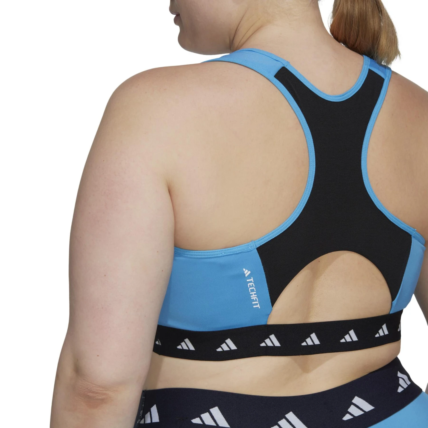 Medium Ondersteunende Beha Voor Vrouwen Adidas Powerreact Techfit GT 14 Medium Ondersteunende Beha Voor Vrouwen Adidas Powerreact Techfit GT - Afbeelding 12