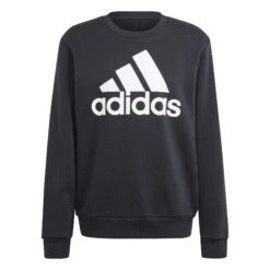 Fleece Trui Adidas Essentials Big Logo -Dames Sportkleding Winkel adidas ib3995 2 apparel photography front center view white