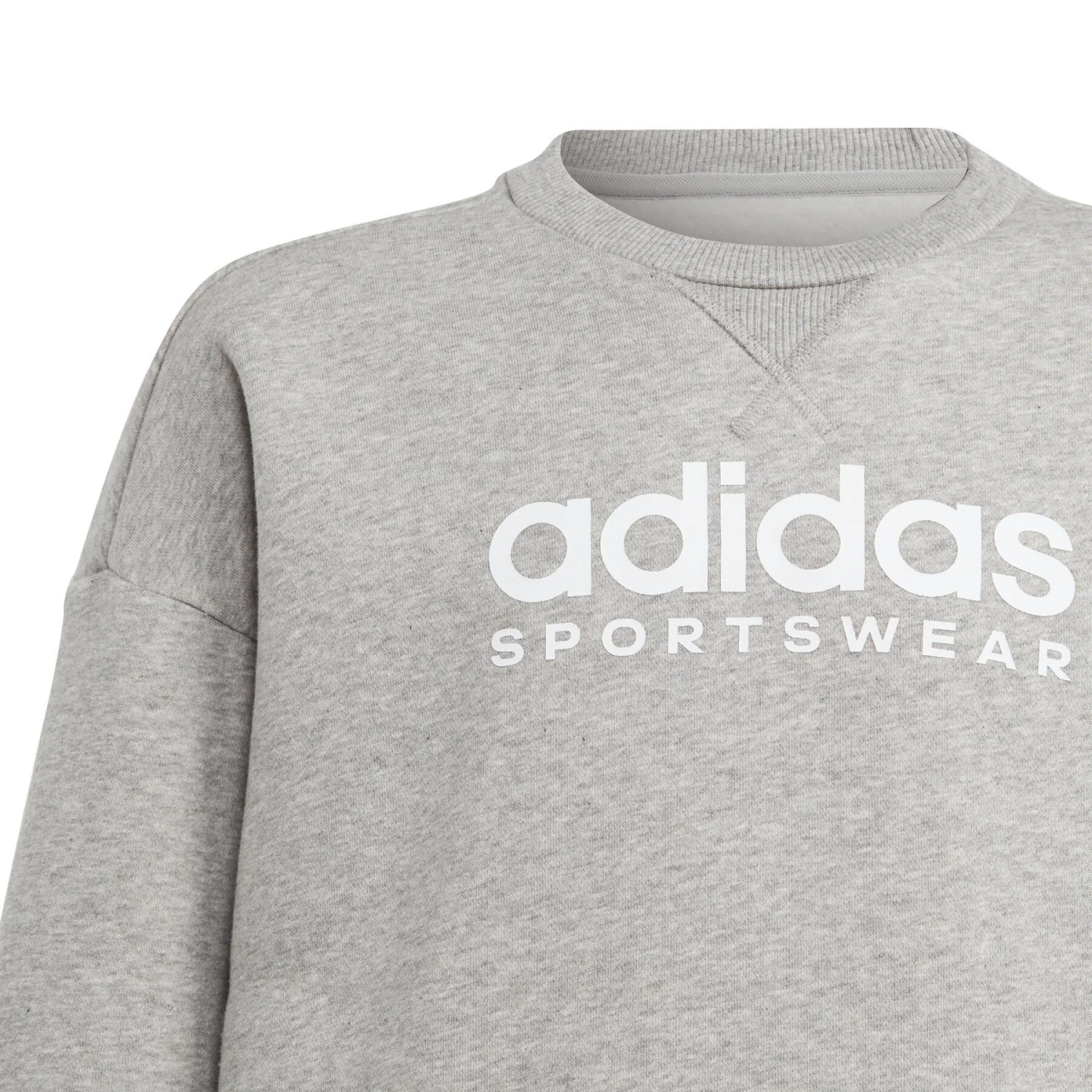 Fleecesweatshirt Met Ronde Hals Voor Kinderen Adidas 5 Fleecesweatshirt Met Ronde Hals Voor Kinderen Adidas - Afbeelding 3