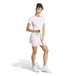 Jurk Met Opdruk Voor Dames Adidas -Dames Sportkleding Winkel adidas is4280 6 apparel on model walking view white