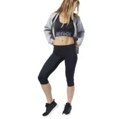 Dames 3/4 Legging Reebok Workout Ready -Dames Sportkleding Winkel dy8080 on model standard 2000x2000