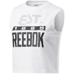 Damestanktop Reebok Studio High Intensity Graph -Dames Sportkleding Winkel fi6831 app virtual standard white