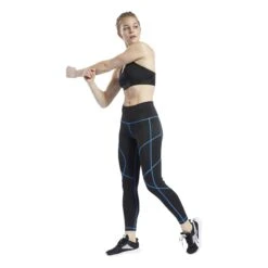 Dames Legging Reebok MYT Contrast Stitch -Dames Sportkleding Winkel ft0869 app on model side white