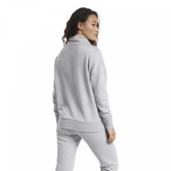 Dames Sweatshirt Reebok Training Essentials 36 Dames Sweatshirt Reebok Training Essentials -Dames Sportkleding Winkel ft0886 app on model back white