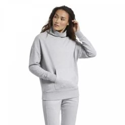 Dames Sweatshirt Reebok Training Essentials 32 Dames Sweatshirt Reebok Training Essentials -Dames Sportkleding Winkel ft0886 app on model standard white