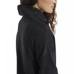 Dames Sweatshirt Reebok Training Essentials Cover -Dames Sportkleding Winkel fu2237 app on model detail 3 white