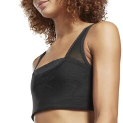 Damesbeha Reebok Studio Mesh Sports -Dames Sportkleding Winkel gi8040 app on model detail 1 white