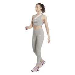 Dameslegging Reebok Identity -Dames Sportkleding Winkel gr9405 app on model side white