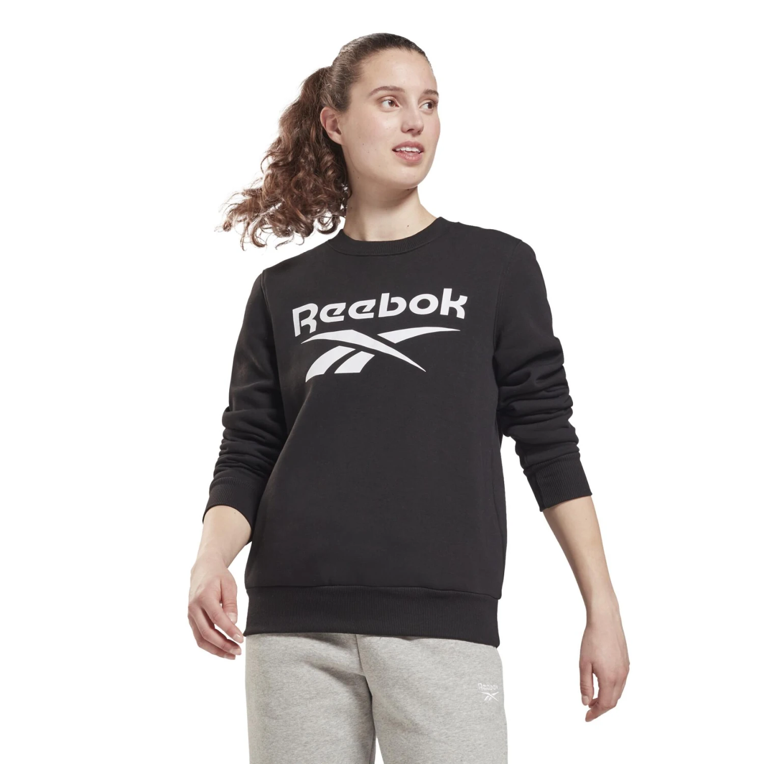 Sweatshirt Vrouw Reebok Identity Logo Fleece 4 Sweatshirt Vrouw Reebok Identity Logo Fleece - Afbeelding 2