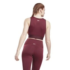 Damestop Reebok à Bandes Studio -Dames Sportkleding Winkel gu5828 app on model back white
