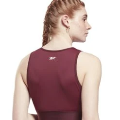 Damestop Reebok à Bandes Studio -Dames Sportkleding Winkel gu5828 app on model detail 2 white