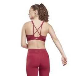 Damesbeha Zonder Bandjes Reebok Les Mills® Lux -Dames Sportkleding Winkel h08976 app on model back white