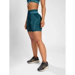 Naadloze Shorts Voor Dames Hummel Christel -Dames Sportkleding Winkel hummel 213755 6124 green 6