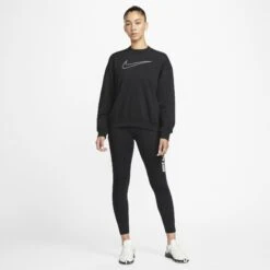 Sweatshirt Dameskleding Met Ronde Hals Nike Dri-Fit GT FT GX Essential -Dames Sportkleding Winkel nike dq5542 010 e prem