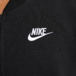 Damessweatshirt Met Rits Nike Club Fleece Oversize Crop -Dames Sportkleding Winkel nike fb7278 010 phsym003