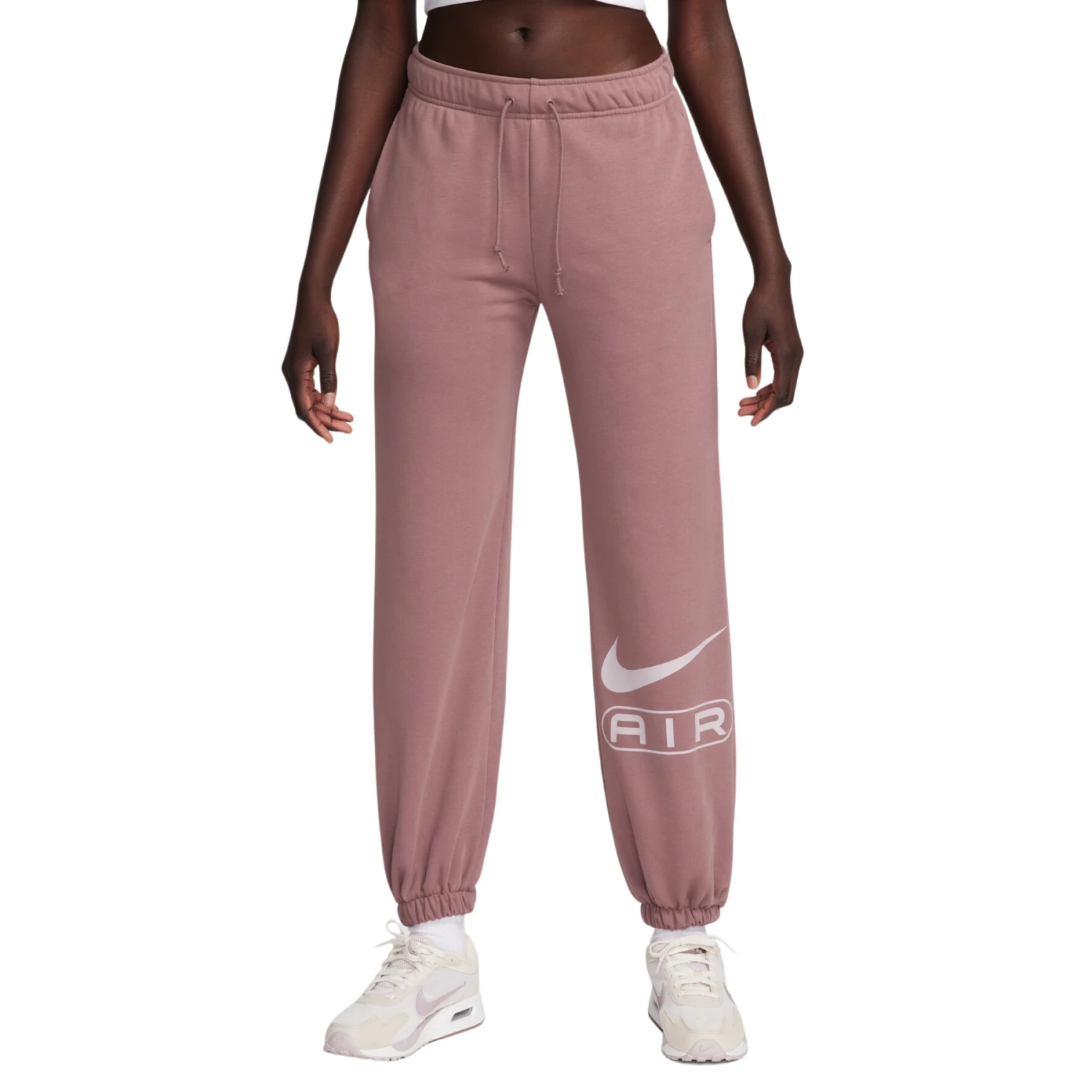 Dames Joggingpak Met Gemiddelde Taille Nike Air Fleece 4 Dames Joggingpak Met Gemiddelde Taille Nike Air Fleece - Afbeelding 2