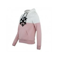 Dames Fleece Sweater Met Capuchon Peak Mountain Acarlo -Dames Sportkleding Winkel peak mountain acarlo xh blanc rose 3