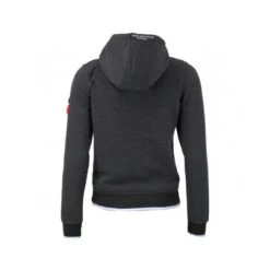 Dames Fleece Sweater Met Capuchon Peak Mountain Aflow -Dames Sportkleding Winkel peak mountain aflow xh gris nuit chine 2
