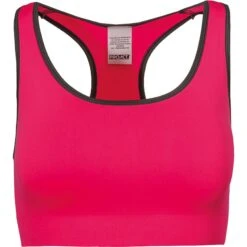 PROACT Naadloze Sportbeha 8 PROACT Naadloze Sportbeha -Dames Sportkleding Winkel ps pa001 fluorescentpink stormgrey