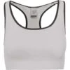 PROACT Naadloze Sportbeha -Dames Sportkleding Winkel ps pa001 white stormgrey