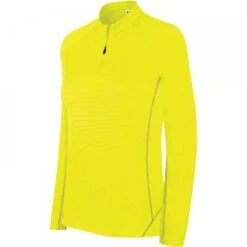 Dames Sweatshirt Proact Running 1/4 Zip 10 Dames Sweatshirt Proact Running 1/4 Zip -Dames Sportkleding Winkel ps pa336 fs fluorescentyellow