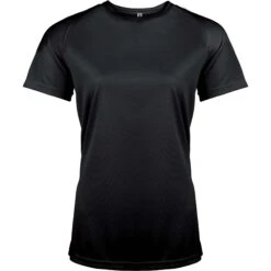 Dames-T-shirt Met Korte Mouwen Proact Sport 28 Dames-T-shirt Met Korte Mouwen Proact Sport -Dames Sportkleding Winkel ps pa439 black