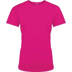 Dames-T-shirt Met Korte Mouwen Proact Sport 26 Dames-T-shirt Met Korte Mouwen Proact Sport -Dames Sportkleding Winkel ps pa439 fuchsia