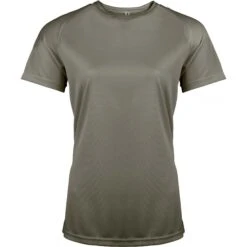 Dames-T-shirt Met Korte Mouwen Proact Sport 23 Dames-T-shirt Met Korte Mouwen Proact Sport -Dames Sportkleding Winkel ps pa439 olive