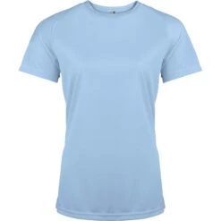 Dames-T-shirt Met Korte Mouwen Proact Sport 19 Dames-T-shirt Met Korte Mouwen Proact Sport -Dames Sportkleding Winkel ps pa439 skyblue