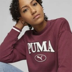 Dames Sweatshirt Puma Squad Crew Fl -Dames Sportkleding Winkel puma 621488 22 5