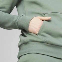 Dames Sweater Met Geborduurde Capuchon Puma Essentials+ FL -Dames Sportkleding Winkel puma 670004 44 5