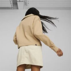 Dames Sweatshirt Met Hoge Hals Puma Her HZ TR -Dames Sportkleding Winkel puma 676005 84 3