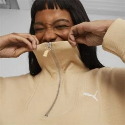 Dames Sweatshirt Met Hoge Hals Puma Her HZ TR -Dames Sportkleding Winkel puma 676005 84 4