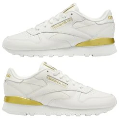 Leren Sportschoenen Voor Dames Reebok Classic 11 Leren Sportschoenen Voor Dames Reebok Classic -Dames Sportkleding Winkel reebok gx9416 10 footwear photography mirrored pair view white 000