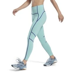 Dames Legging Reebok Les Mills® Colorblock -Dames Sportkleding Winkel reebok hm5751 2 apparel on model standard view white