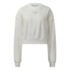 Dames Sweatshirt Met Ronde Hals Reebok Classics Varsity -Dames Sportkleding Winkel reebok ht7856 1 apparel photography front view white